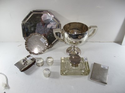 Lot 250 - A COLLECTION OF NAVAL PRESENTATION SILVER AND PLATE