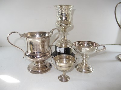Lot 49 - MISCELLANEOUS SILVER YACHTING TROPHIES