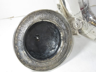 Lot 238 - A DANISH SILVER DRINKING HORN AND COVER PRESENTED TO THE WARDROOM OFFICERS' MESS BY H.R.H. THE PRINCESS OF WALES, CIRCA 1891