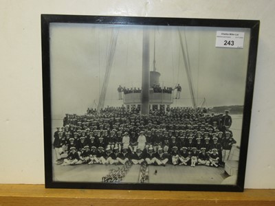 Lot 243 - A DINNER GONG FROM THE OFFICERS' WARDROOM R.Y. OSBORNE, CIRCA 1900