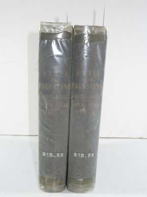 Lot 21 - NARRATIVE OF A JOURNEY THROUGH SYRIA AND PALESTINE IN 1851 AND 1852 BY C.W.M. VAN DE VELDE