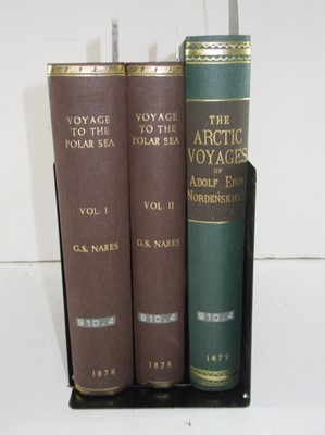 Lot 162 - NARRATIVE OF A VOYAGE TO THE POLAR SEA DURING 1875-6, IN H.M. SHIPS ‘ALERT’ AND ‘DISCOVERY’ BY CAPT. SIR G.S. NARES