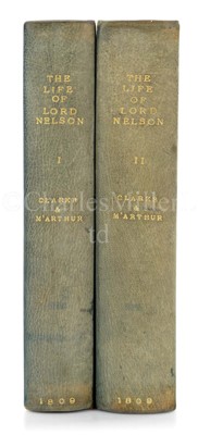 Lot 176 - THE LIFE OF ADMIRAL LORD NELSON BY JAMES STANIER CLARKE AND JOHN MCARTHUR