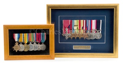 Lot 282 - A FAMILY GROUP OF MEDALS SPANNING BOTH WORLD WARS