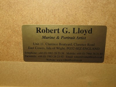 Lot 98 - δ ROBERT G. LLOYD (BRITISH, B. 1969) - THE P&O LINER 'HIMALAYA' ARRIVING AT TILBURY
