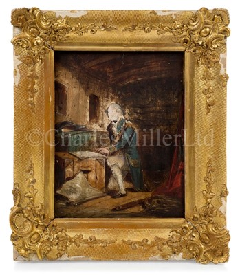 Lot 146 - THOMAS JONES BARKER (BRITISH, 1815-1882) - Lord Nelson at Prayer Before Trafalgar