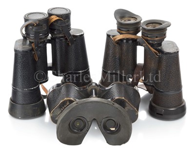 Lot 298 - THREE PAIRS OF KRIEGSMARINE BINOCULARS BY ZEISS