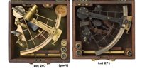 Lot 271 - A 7¼IN. RADIUS VERNIER SEXTANT BY SEWILL,...