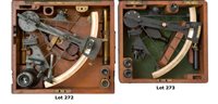 Lot 272 - A FINE 8IN. RADIUS VERNIER SEXTANT BY GEORGE...