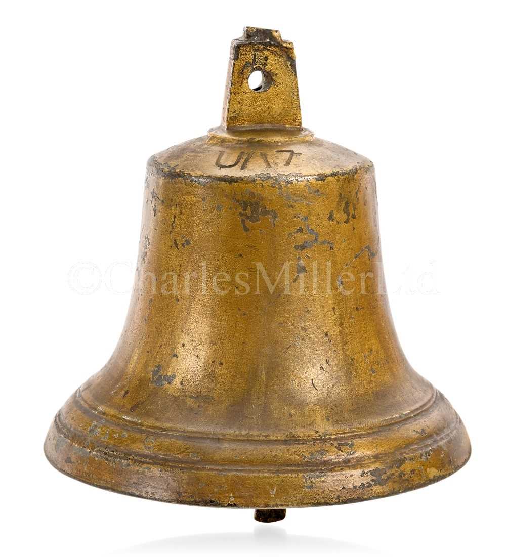 Lot 266 - A U-BOAT ALARM BELL FOR SUBMARINE U17, PROBABLY CIRCA 1935