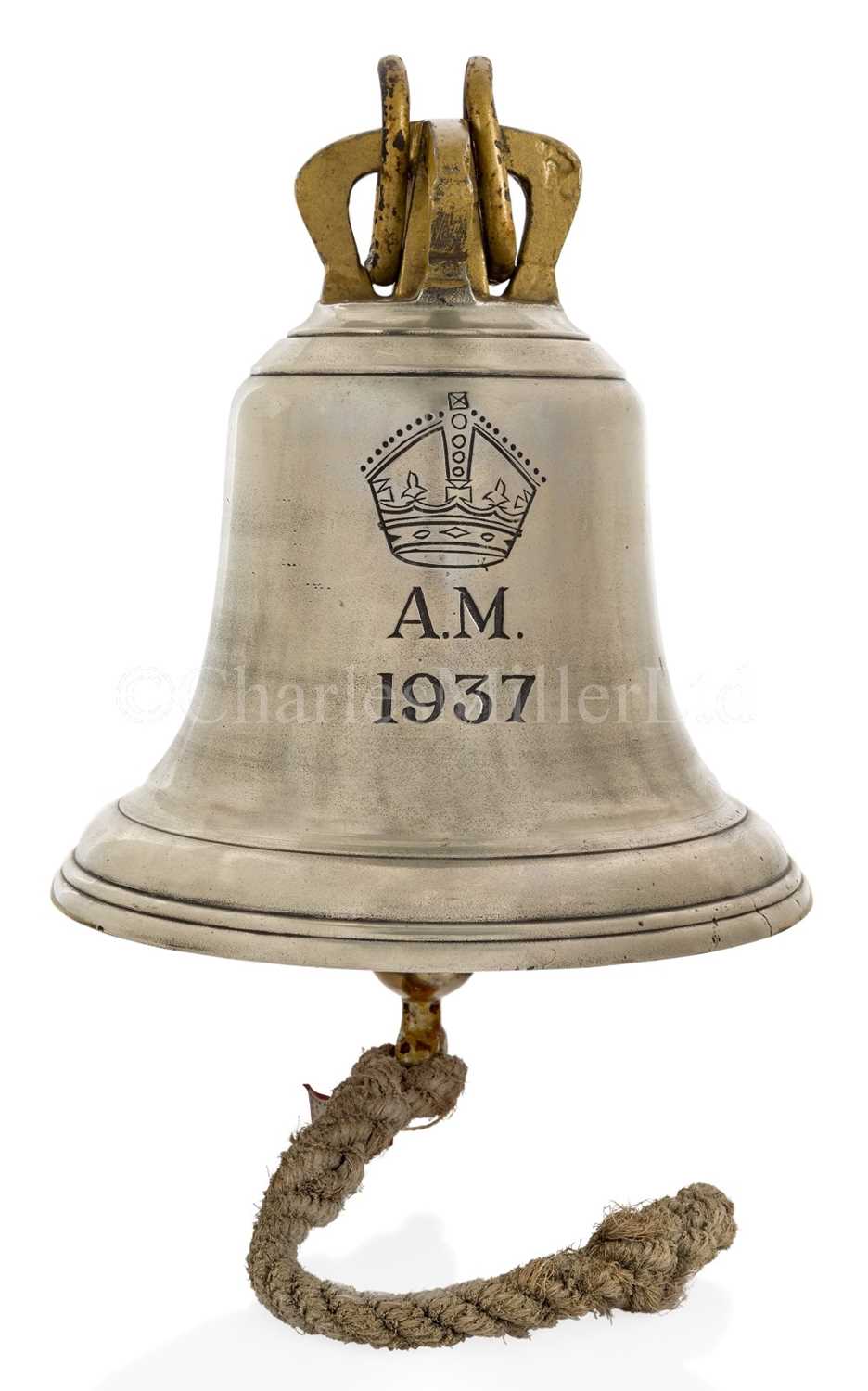 Lot 258 - AN AIR MINISTRY RAF SCRAMBLE BELL, 1937