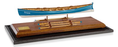 Lot 56 - A ½IN:1FT SCALE MODEL OF THE PILOT GIG SHAH OF 1826