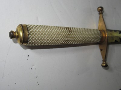 Lot 161 - Ø A FINE MIDSHIPMAN'S DIRK, CIRCA 1790