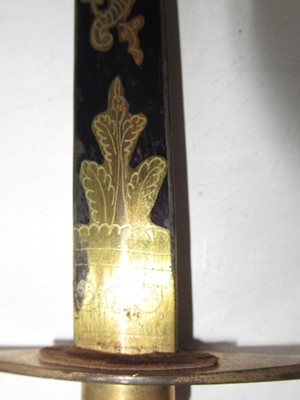 Lot 161 - Ø A FINE MIDSHIPMAN'S DIRK, CIRCA 1790