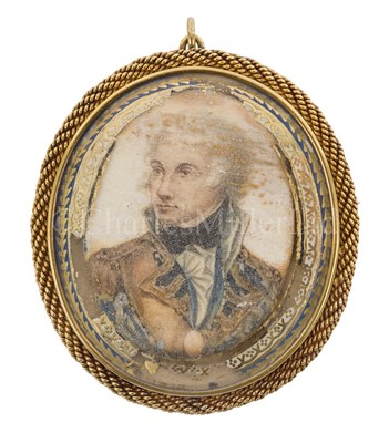 Lot 178 - Ø A COMMEMORATIVE MINIATURE OF LORD NELSON