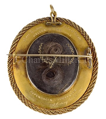 Lot 178 - Ø A COMMEMORATIVE MINIATURE OF LORD NELSON