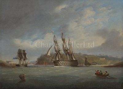 Lot 235 - ATTRIBUTED TO NICHOLAS MATTHEW CONDY (BRITISH, 1816-1851) - H.M.S. BRITANNIA