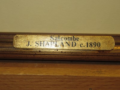 Lot 2 - JOHN SHAPLAND (BRITISH, 1865-1929) - VIEW OF SALCOMBE