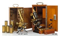 Lot 287 - A MICRO-TELESCOPE BY F. DAVIDSON & CO.,...