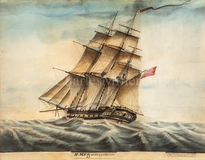 Lot 219 - JOHN J. SHORT (BRITISH, 19TH CENTURY) - H.M.S. 'AGAMEMNON'