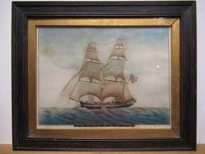 Lot 219 - JOHN J. SHORT (BRITISH, 19TH CENTURY) - H.M.S. 'AGAMEMNON'