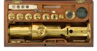 Lot 289 - A MARTIN-TYPE DRUM MICROSCOPE CIRCA...