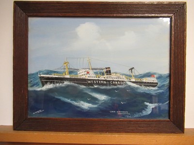 Lot 106 - HERBERT HENRY CRANE (BRITISH, 1877-1955) - 'SEVEN SEAS'; 'LAKE KOOTENAY'; 'SEAPOOL', 1950