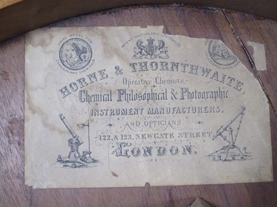 Lot 238 - Ø A 9½IN. VERNIER OCTANT BY HORNE & THORNTHWAITE, LONDON, CIRCA 1850
