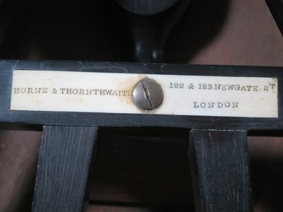 Lot 238 - Ø A 9½IN. VERNIER OCTANT BY HORNE & THORNTHWAITE, LONDON, CIRCA 1850