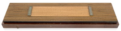 Lot 352 - AN EARLY 20TH CENTURY HANNYNGTON PATTERN GRID-IRON SLIDE RULE BY ASTON AND MANDER, LONDON