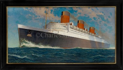 Lot 116 - WILLIAM JOHN PATTON MCDOWELL (1888-1950) - R.M.S. 'QUEEN MARY'