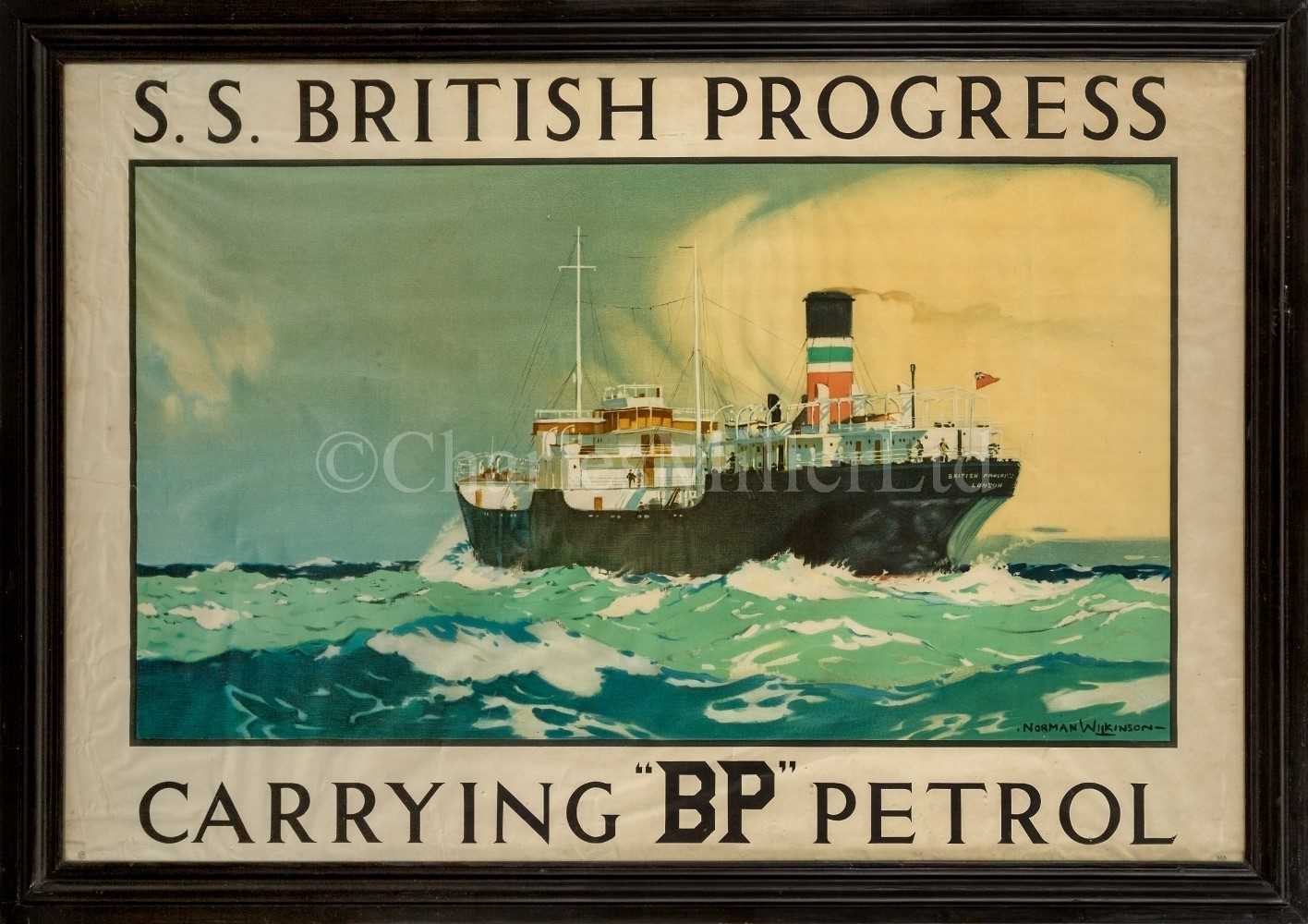 Lot 131 - A BP ADVERTISING POSTER BY NORMAN WILKINSON, CIRCA 1927