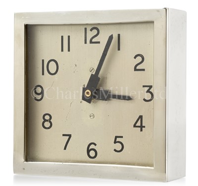 Lot 121 - AN ART DECO FIRST-CLASS STATEROOM BULKHEAD SLAVE CLOCK FROM R.M.S. QUEEN MARY, CIRCA 1936