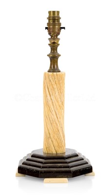 Lot 45 - Ø A NARWHAL TUSK LAMP STAND