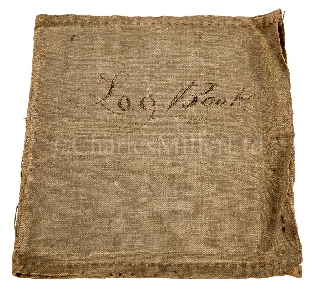 Lot 29 - A LOG BOOK FOR THE BARQUE ELIZA CHARLES, 1855