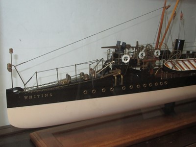 Lot 247 - A FINE 1:48 SCALE BUILDER’S-STYLE MODEL FOR THE 30-KNOT TORPEDO BOAT DESTROYER H.M.S. WHITING BUILT IN 1896