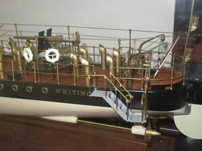 Lot 247 - A FINE 1:48 SCALE BUILDER’S-STYLE MODEL FOR THE 30-KNOT TORPEDO BOAT DESTROYER H.M.S. WHITING BUILT IN 1896