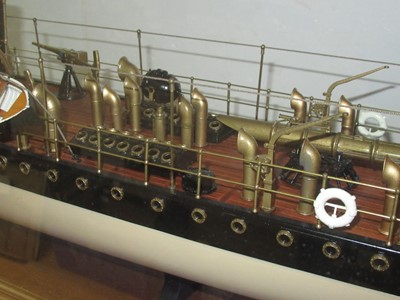 Lot 247 - A FINE 1:48 SCALE BUILDER’S-STYLE MODEL FOR THE 30-KNOT TORPEDO BOAT DESTROYER H.M.S. WHITING BUILT IN 1896