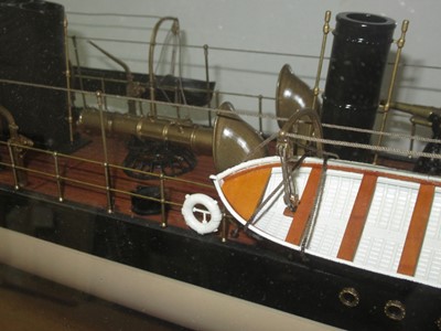 Lot 247 - A FINE 1:48 SCALE BUILDER’S-STYLE MODEL FOR THE 30-KNOT TORPEDO BOAT DESTROYER H.M.S. WHITING BUILT IN 1896