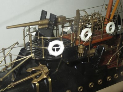 Lot 247 - A FINE 1:48 SCALE BUILDER’S-STYLE MODEL FOR THE 30-KNOT TORPEDO BOAT DESTROYER H.M.S. WHITING BUILT IN 1896