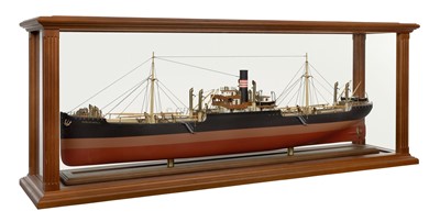 Lot 88 - 'A BUILDER'S STYLE MODEL FOR THE S.S. SPRINGWELL, BUILT BY WOOD SKINNER, BILL QUAY, 1914
