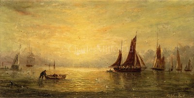 Lot 15 - ADOLPHUS KNELL (ACTIVE LATE 19TH CENTURY) - FISHING BOATS