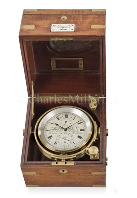 Lot 295 - Ø A TWO-DAY MARINE CHRONOMETER BY A. JOHANSEN & CO., LONDON, 1899