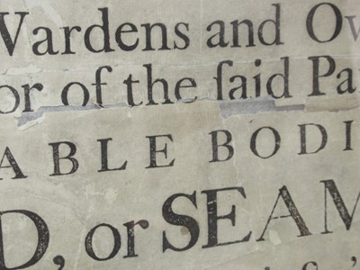 Lot 149 - A RARE NAVAL RECRUITING BROADSIDE, 1795