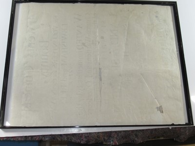 Lot 149 - A RARE NAVAL RECRUITING BROADSIDE, 1795