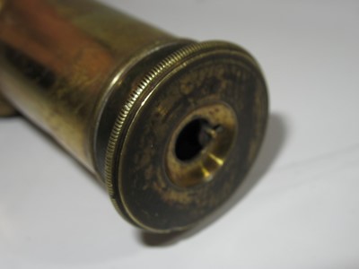 Lot 337 - A 1½IN. SINGLE DRAW ACROMATIC MARINE TELESCOPE BY DOLLOND, LONODN, CIRCA 1820