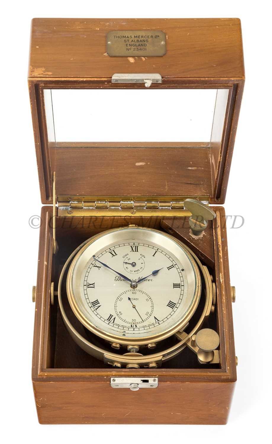 Lot 217 - A TWO-DAY MARINE CHRONOMETER BY THOMAS MERCER, ST ALBANS, 1960