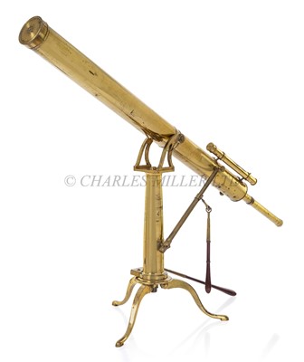 Lot 220 - A FINE 2½ INCH. REFRACTING LIBRARY TELESCOPE BY JESSIE RAMSDEN, CIRCA 1790