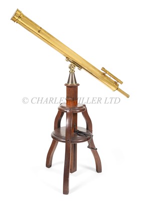 Lot 221 - A FINE 4 INCH REFRACTING LIBRARY TELESCOPE BY DOLLOND, LONDON 1850