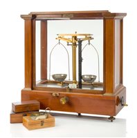 Lot 311 - A PRECISION BALANCE BY L. ORTLING, LONDON,...